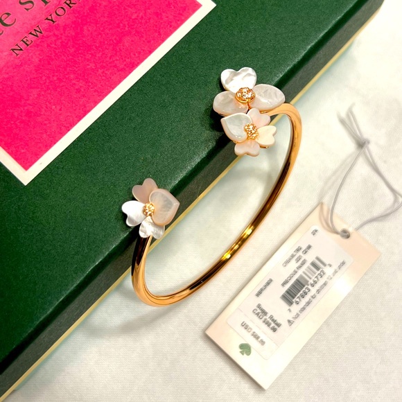 Kate Spade - Precious Pansy Flex Cuff - Picture 2 of 8